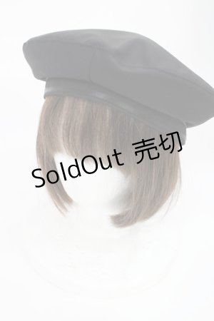 画像: Amavel / Magical Cosmic Cosmetic ベレー帽  ブラック H-25-07-29-1039-CA-AC-NS-ZH