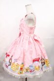 画像2: Angelic Pretty / Honey Cakeラウンドジャンパースカート（初版） Free ピンク H-25-07-29-1004-AP-OP-NS-ZH (2)