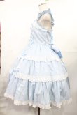 画像2: Angelic Pretty / Romanticティアードジャンパースカート Free サックス H-25-07-29-1007-AP-OP-NS-ZH (2)
