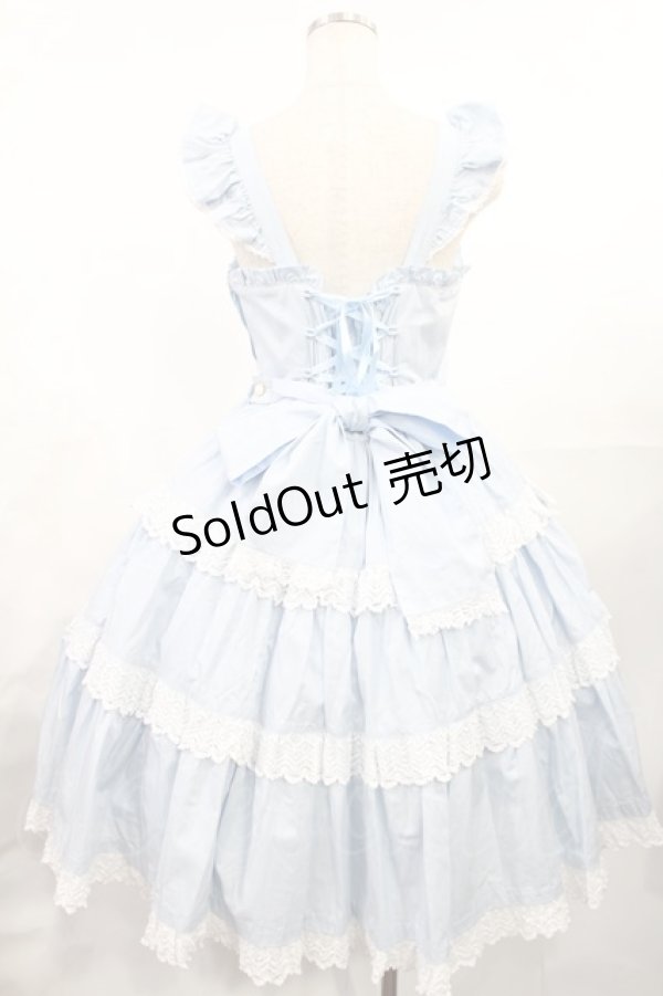 画像3: Angelic Pretty / Romanticティアードジャンパースカート Free サックス H-25-07-29-1007-AP-OP-NS-ZH (3)