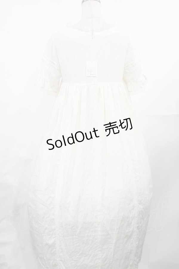 画像2: SERAPHIM / 花冠のワンピース  アイボリー H-25-07-29-1011-LO-OP-IG-ZH (2)
