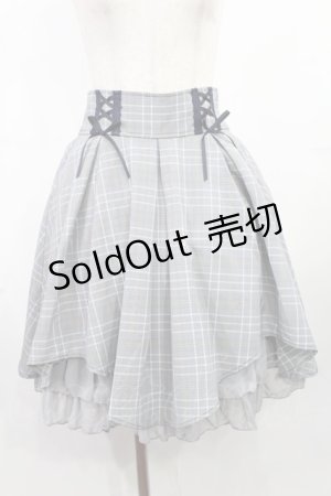 画像: axes femme POETIQUE / レースアップイレヘムスカート M グレー H-25-07-29-1015-AX-SK-NS-ZH