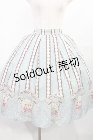 画像: axes femme kawaii / チョコベア柄スカート M ミント H-25-07-29-1016-AX-SK-NS-ZH