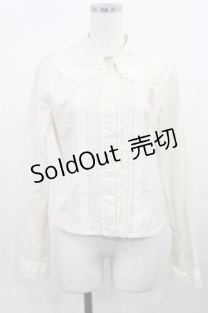 画像: BABY,THE STARS SHINE BRIGHT / 王冠刺しゅうブラウス Free アイボリー H-25-07-29-1022-BA-BL-NS-ZH