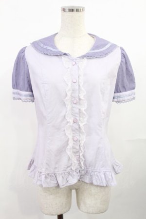 画像: Angelic Pretty / Cosmicセーラーブラウス FREE ラベンダー H-25-07-29-1024-AP-BL-YZ-ZH