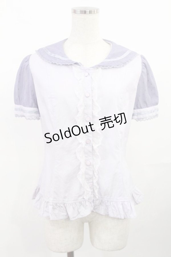画像1: Angelic Pretty / Cosmicセーラーブラウス FREE ラベンダー H-25-07-29-1024-AP-BL-YZ-ZH (1)
