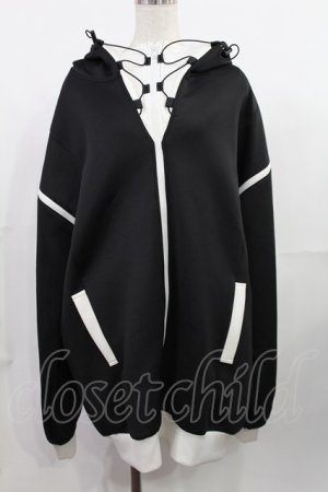 画像: Jamie エーエヌケー / ジャージのパーカー M ブラック H-25-07-29-1025-LO-TO-NS-ZH