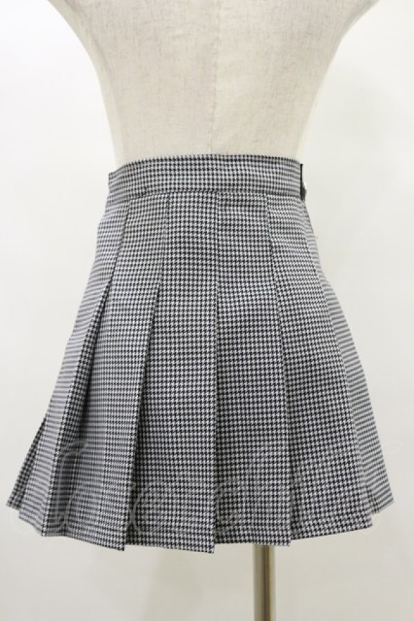 画像2: MORPH8NE / OFF SKIRT S ブラック×ホワイト H-25-07-29-013-PU-SK-KB-ZH (2)