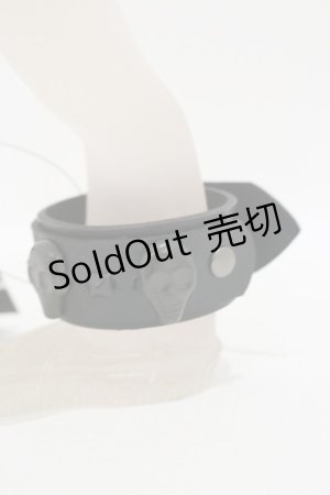 画像: ニュリカデリック / スカルスタッズブレス  ブラック H-25-07-29-028-PU-AC-KB-ZY