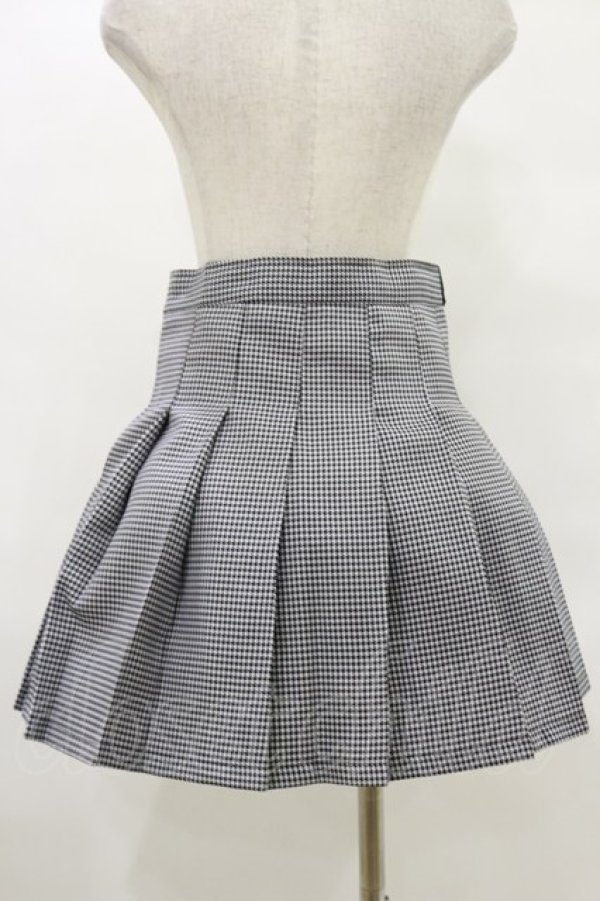 画像2: MORPH8NE / OFF SKIRT L ブラック×ホワイト H-25-07-29-003-PU-SK-KB-ZY (2)