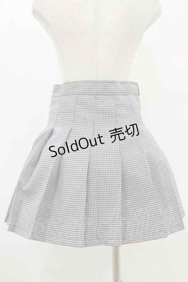 画像2: MORPH8NE / OFF SKIRT L ブラック×ホワイト H-25-07-29-003-PU-SK-KB-ZY (2)