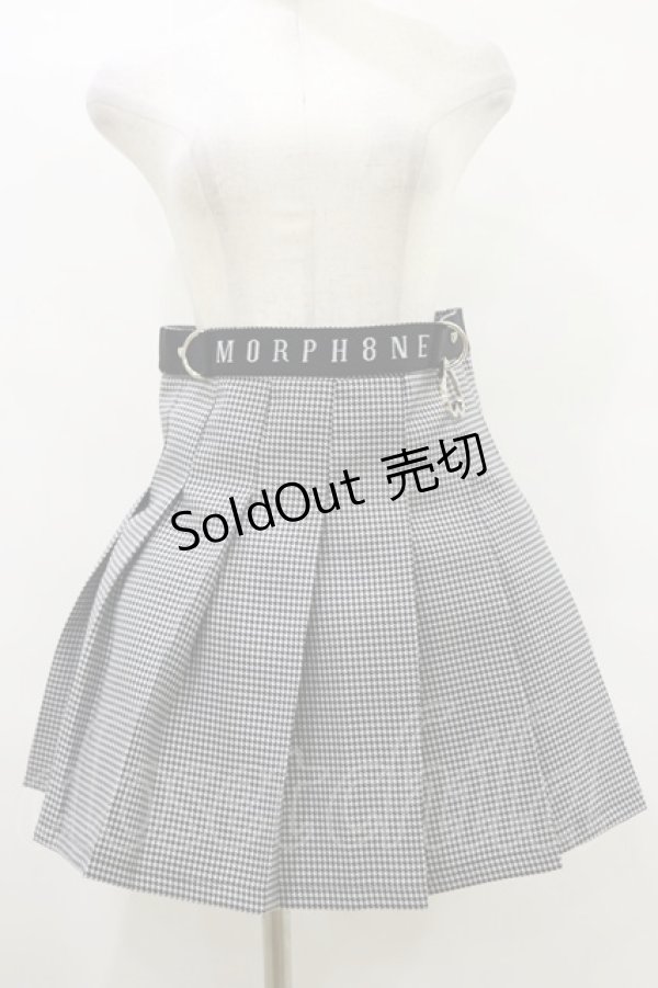 画像1: MORPH8NE / OFF SKIRT L ブラック×ホワイト H-25-07-29-004-PU-SK-KB-ZS (1)