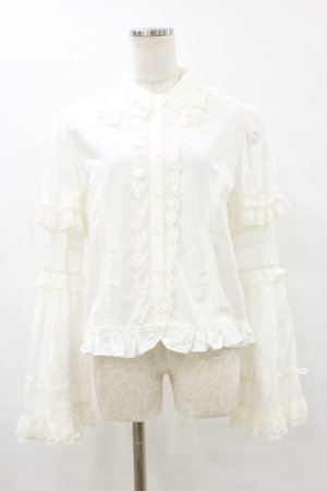 画像: Daydream shop（海外ロリータブランド） / 姫袖ブラウス L オフ H-25-07-30-050-LO-BL-NS-ZH