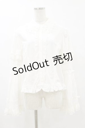 画像: Daydream shop（海外ロリータブランド） / 姫袖ブラウス L オフ H-25-07-30-050-LO-BL-NS-ZH