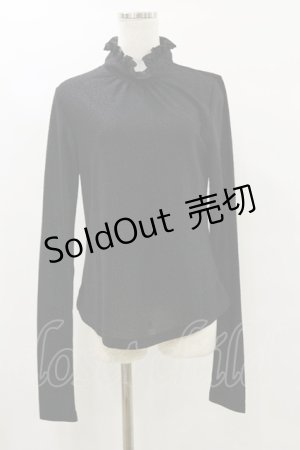 画像: ALICE and the PIRATES / 狼さんのジャガードプルオーバー Free ブラック H-25-07-30-052-PA-TO-NS-ZH