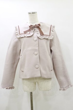 画像: m petit by misako / セーラーショートコート L ピンク H-25-07-30-055-LO-CO-NS-ZH