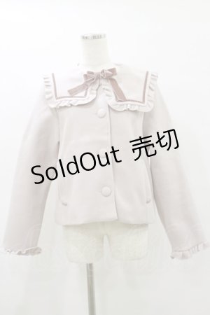 画像: m petit by misako / セーラーショートコート L ピンク H-25-07-30-055-LO-CO-NS-ZH
