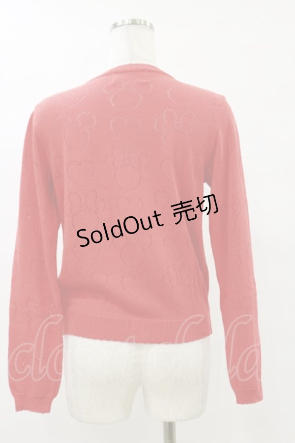 画像2: Nile Perch / ディズニーコラボカーディガン Free レッド H-25-07-30-057-LO-TS-NS-ZH (2)