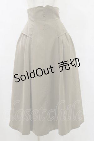 画像: an another angelus / コルセット風サイドタックスカート Free D/BEIGE H-25-07-30-060-CA-SK-NS-ZH