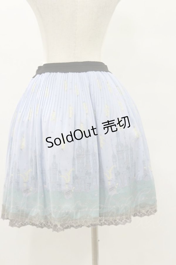 画像2: axes femme / マリンプリントスカート M サックス H-25-07-30-061-AX-SK-NS-ZH (2)