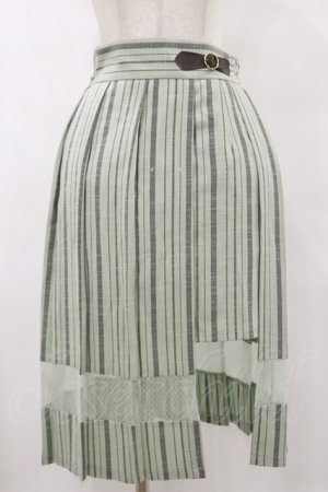画像: axes femme POETIQUE / スリットデザインプリーツスカート M ミント H-25-07-30-062-AX-SK-NS-ZH