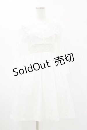 画像: SERAPHIM / チュールフリルワンピース Free オフ H-25-07-30-063-LO-OP-NS-ZH