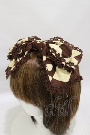 画像: BABY,THE STARS SHINE BRIGHT / ALICE'S Marchin' Cookie Flavour リボンカチューシャ  ブラウン H-25-07-30-011-BA-AC-NS-ZH