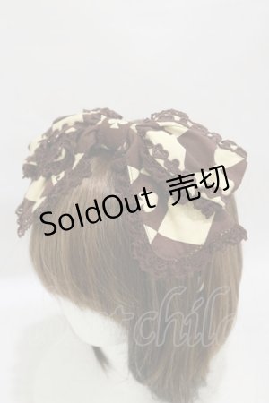 画像: BABY,THE STARS SHINE BRIGHT / ALICE'S Marchin' Cookie Flavour リボンカチューシャ  ブラウン H-25-07-30-011-BA-AC-NS-ZH