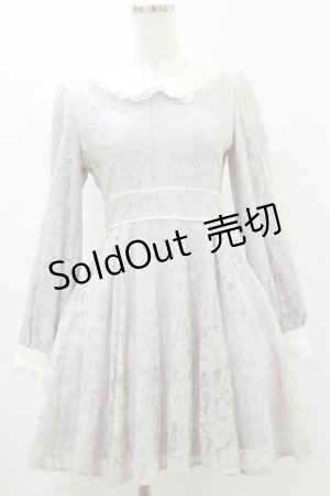 画像: evelyn / 総レースワンピース Free グレー H-25-07-30-065-LO-OP-NS-ZH