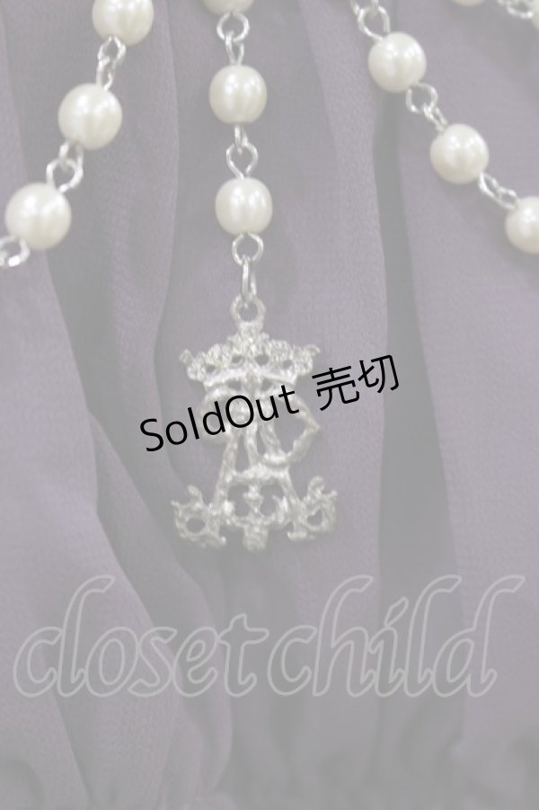 画像4: ALICE and the PIRATES / ギャザーシフォンジャンパースカート Free ブラック/アイリス H-25-07-30-078-PA-OP-NS-ZH (4)