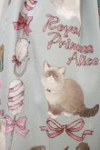 画像4: Royal Princess Alice / Wrapping Ribbon Cat・ねこ助コラボジャンパースカート Free ブルー H-25-07-30-083-LO-OP-NS-ZH (4)