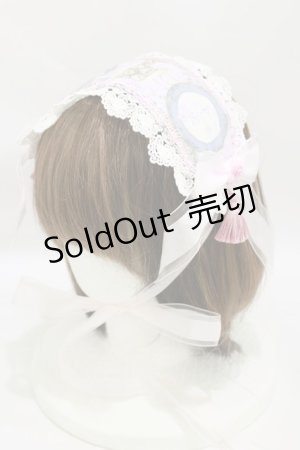 画像: BABY,THE STARS SHINE BRIGHT / SA・KU・RA色のTea Time柄ヘッドドレス  ピンク H-25-07-30-020-BA-AC-NS-ZH