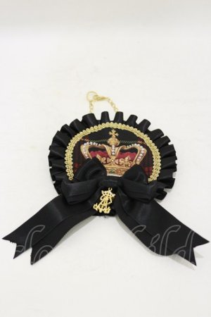 画像: ALICE and the PIRATES / Royal crown's tea package seriese柄ロゼッタ  ブラック H-25-07-30-023-PA-ZA-NS-ZH