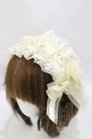 画像: BABY,THE STARS SHINE BRIGHT / Junoの祝福と鳥たちのAriaリボンヘッドドレスカチューシャ  生成り H-25-07-30-003-BA-AC-NS-ZH