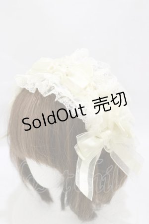 画像: BABY,THE STARS SHINE BRIGHT / Junoの祝福と鳥たちのAriaリボンヘッドドレスカチューシャ  生成り H-25-07-30-003-BA-AC-NS-ZH