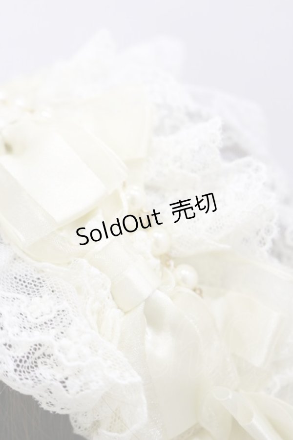 画像2: BABY,THE STARS SHINE BRIGHT / Junoの祝福と鳥たちのAriaリボンヘッドドレスカチューシャ  生成り H-25-07-30-003-BA-AC-NS-ZH (2)