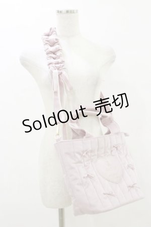 画像: m petit by misako / NINA'Sコラボベロアリボン2wayバッグ  ピンク H-25-07-30-033-LO-BG-NS-ZH