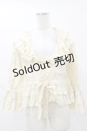 画像: metamorphose / ピンタックオーバーブラウス(ブロード) Free アイボリー H-25-07-30-043-ME-BL-NS-ZH