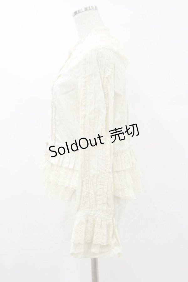 画像3: metamorphose / スタンドカラーオーバーブラウス Free アイボリー H-25-07-30-044-ME-BL-NS-ZH (3)