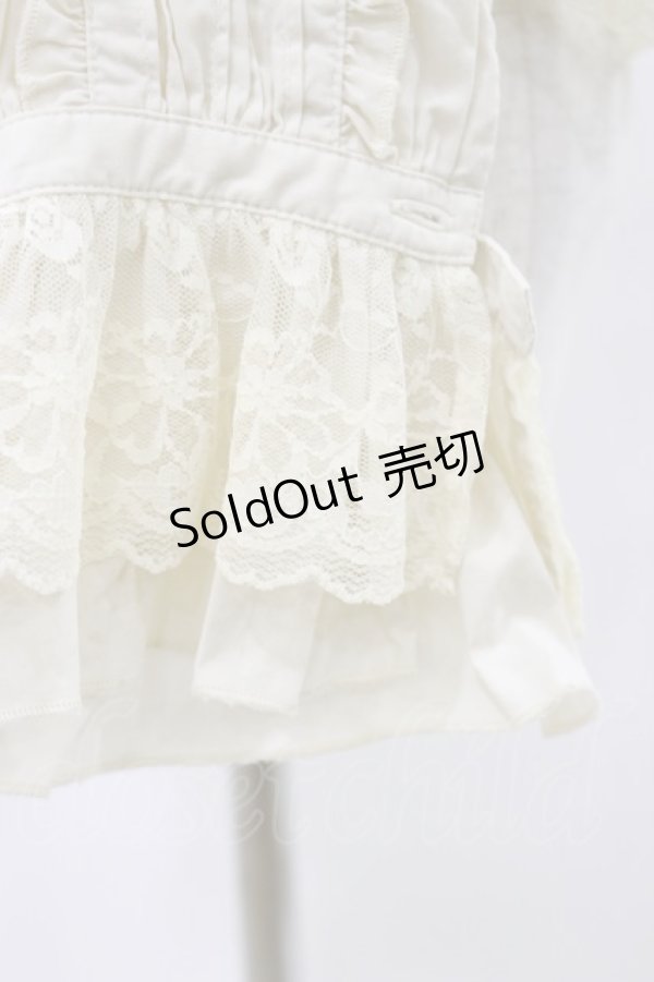 画像4: metamorphose / スタンドカラーオーバーブラウス Free アイボリー H-25-07-30-044-ME-BL-NS-ZH (4)