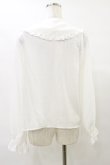 画像2: Amavel / カトラリー刺繍ブラウス Free オフ H-25-07-31-049-CA-BL-NS-ZH (2)