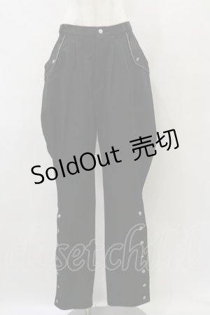 画像: ALICE and the PIRATES / 星空POLICEジョッパーズパンツ Mens ブラック H-25-07-31-052-PA-PA-NS-ZH
