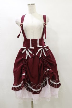 画像: Amavel / Secret Macaronドーリィスカート Free ボルドー H-25-07-31-055-CA-SK-NS-ZH