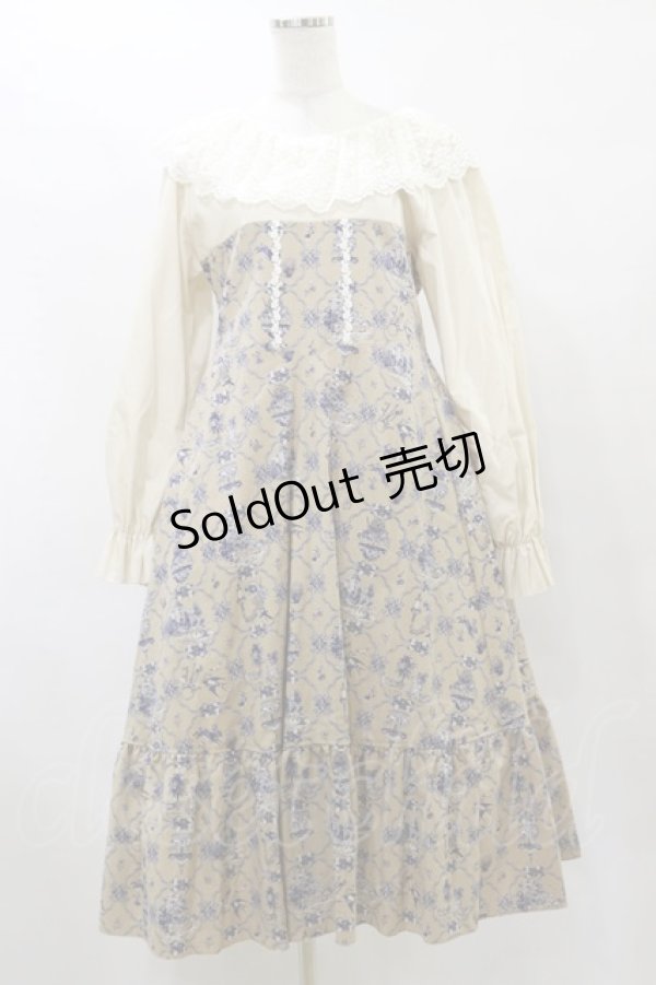 画像1: marcHenTica / ロングワンピース Free 生成り H-25-07-31-067-LO-OP-NS-ZH (1)