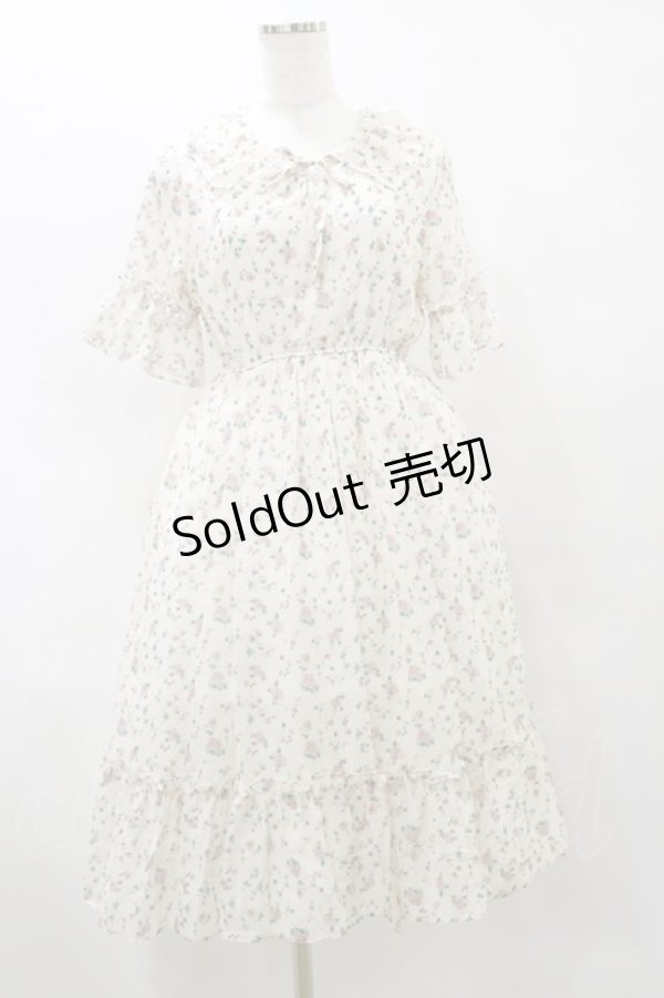 画像1: LODISPOTTO / 花柄ワンピース M 生成り H-25-07-31-070-LO-OP-NS-ZH (1)