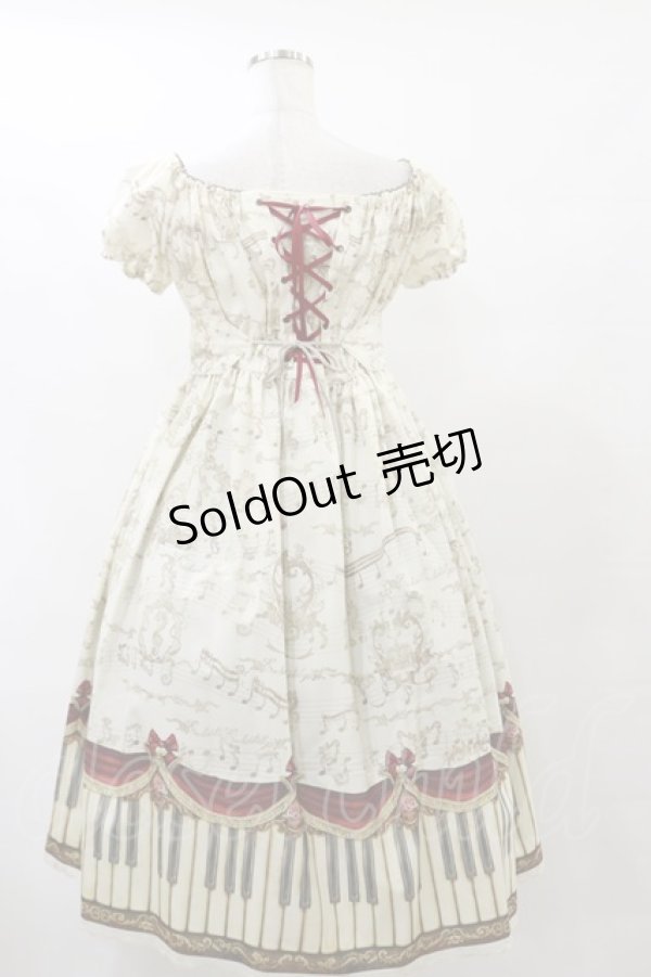 画像2: Enchantlic Enchantilly / アンティークエレガンスピアノワンピース Free 生成り H-25-07-31-078-LO-OP-NS-ZH (2)