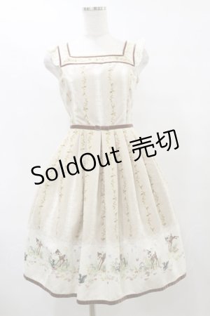 画像: Secret Honey / Prince of the Forest Onepiece(バンビ ver) Free 生成り H-25-07-31-082-CA-OP-NS-ZH