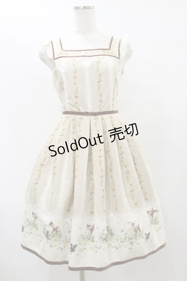 画像1: Secret Honey / Prince of the Forest Onepiece(バンビ ver) Free 生成り H-25-07-31-082-CA-OP-NS-ZH (1)