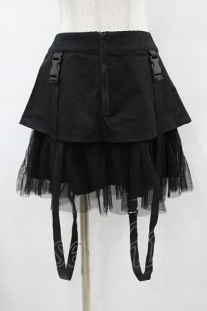 画像: PUNK RAVE / 裾チュールスカート M 黒 H-25-07-31-1037-PU-SK-KB-ZH