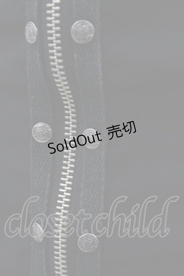 画像4: Ozz Croce / ホルターネックZIPビスチェ  黒 H-25-07-31-1039-OO-TO-KB-ZH (4)